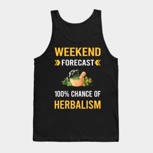 Weekend Forecast Herbalism Herbalist Phytotherapy Herb Herbs Herbal Tank Top